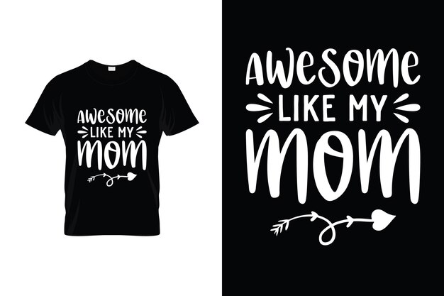 Matka Tshirt Projekt Dzień Matki Cytaty Matka Typografia Tshirt Svg Tshirt Design