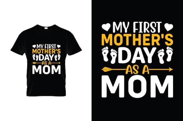 Matka tshirt projekt dzień matki cytaty typografia na tshirt plakat mama koszula
