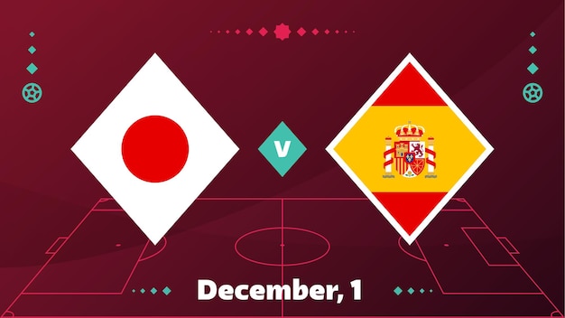 Mecz Japonia Vs Hiszpania Football 2022 Group F World Football Competition Kontra