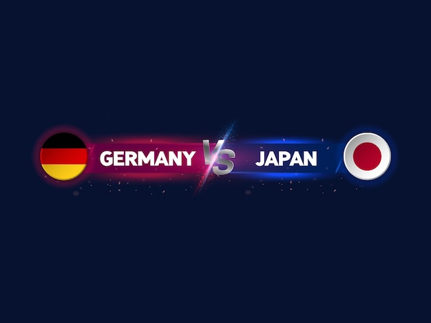 Mecz Piłki Nożnej Fifa 2022 Niemcy Vs Japonia