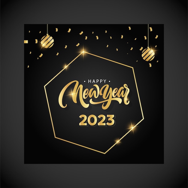 Media społecznościowe karmią instagram szczęśliwego nowego roku 2022 na ciemnym tle