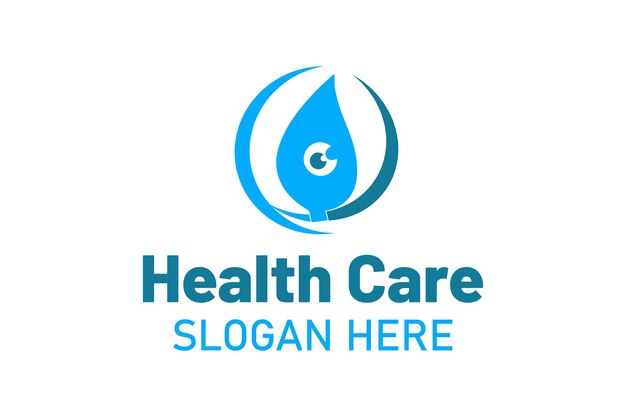 Medyczna opieka zdrowotna nowoczesne minimalistyczne logo szablon projektu logo kliniki medycznej Logo szpitala