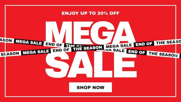 Mega Sprzedaż Banner Shop Teraz