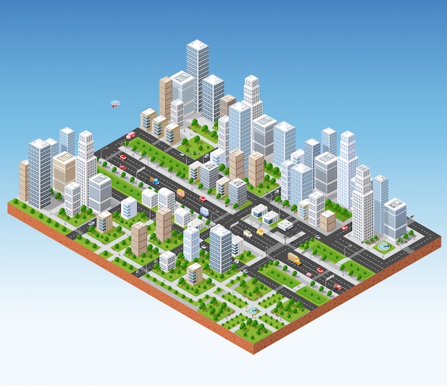 Megapolis 3d Izometryczny