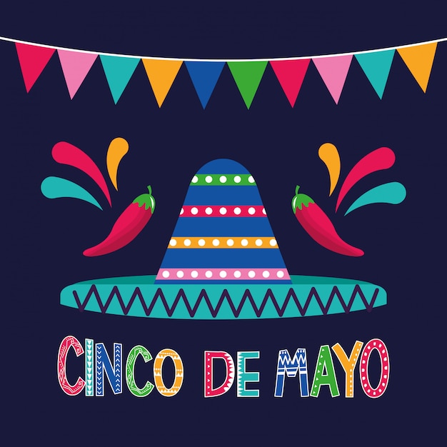 Meksyk cinco de mayo karty