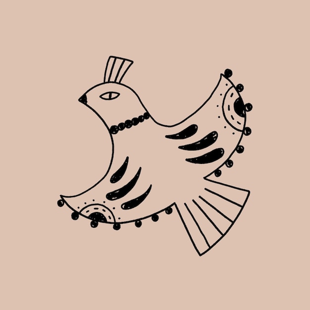Plik wektorowy meksykański ptak ludowy