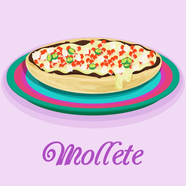 Meksykańskie Jedzenie Mollete