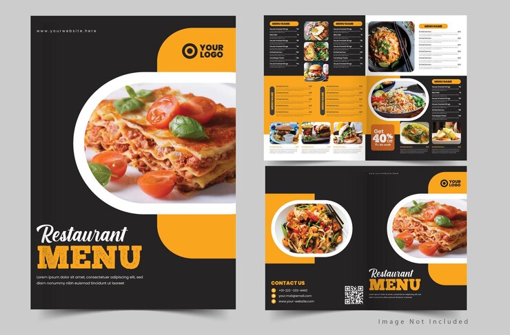 Wektor menu dla restauracji zwane menu dla menu