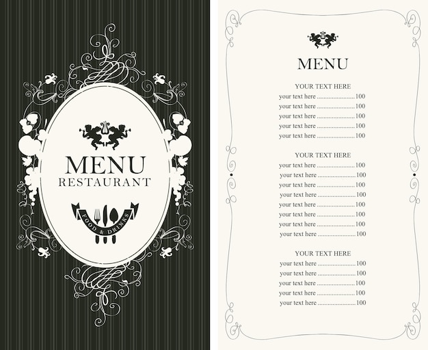 Menu Dla Restauracji