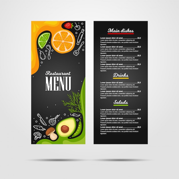 Menu Restauracji