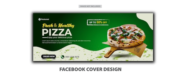 Plik wektorowy menu żywności wektor i szablon okładki facebook restauracji