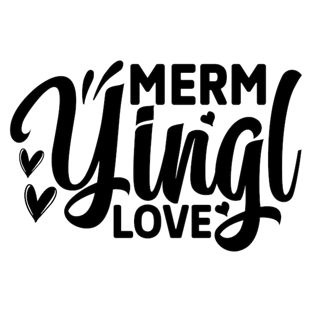 Merm Yingl Miłość Svg