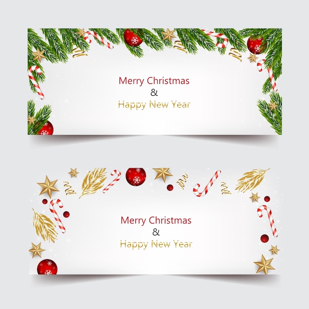 Merry Christmas Greeting Card Background.