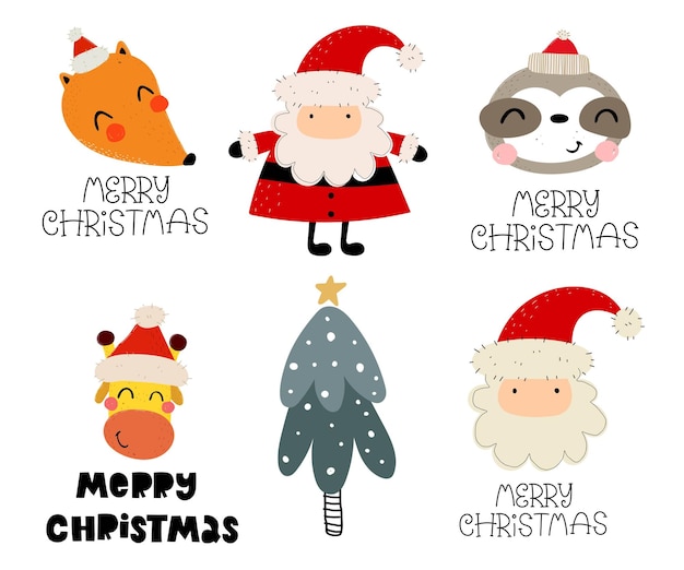 Merry Christmas Ilustracje