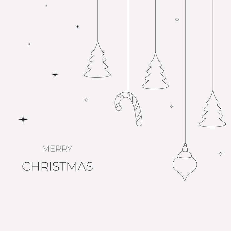 Merry Christmas karty