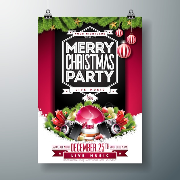 Merry Christmas Party Flyer