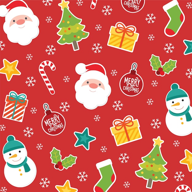 Merry Christmas Wzór