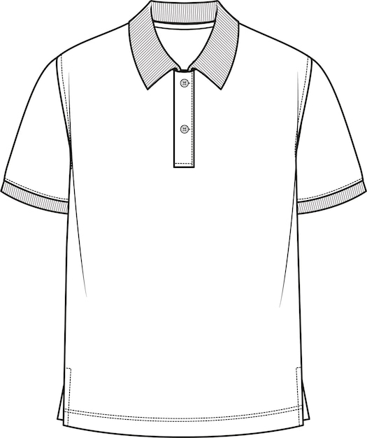 Plik wektorowy męska koszulka polo