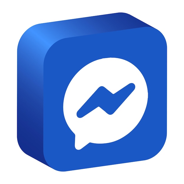 Messenger 3d Wektorowe Logo Media Społeczne