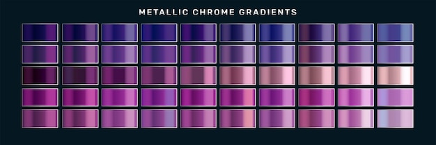 Metaliczny Chrom Gradienty 05