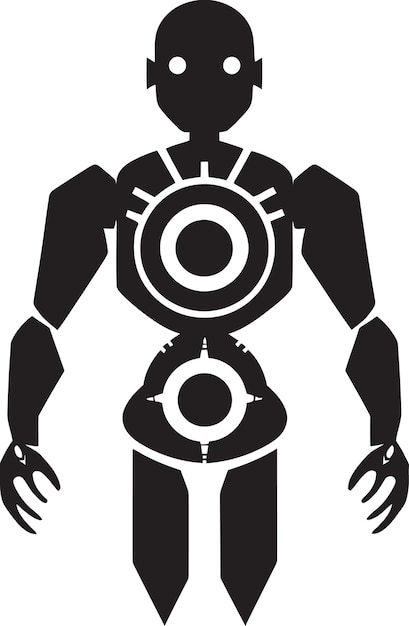 Plik wektorowy metalmind advanced android symbol syntheticvisage robotyczne logo