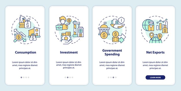 Metoda obliczania wydatków PKB na ekranie aplikacji mobilnej