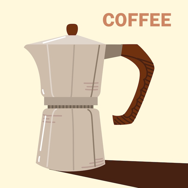 Metody parzenia kawy, gorący napój moka pot