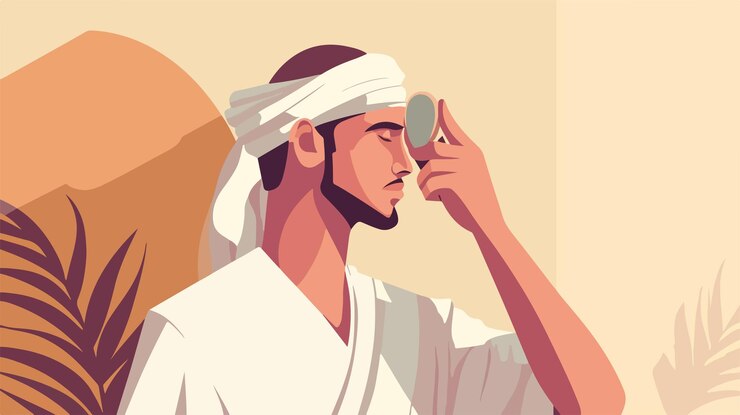 Wektor mężczyzna arabski czesza włosy izolowany wektorowy stock image profesjonalny pielęgnacja