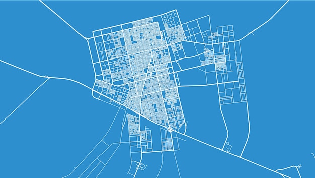 Miejski Wektor Mapa Miasta Hafar Al Arabii Saudyjskiej Na Bliskim Wschodzie