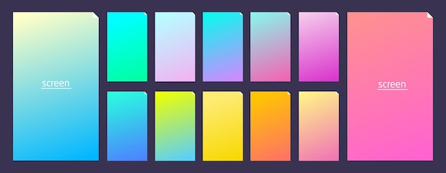 Miękki pastelowy gradient gładkie i żywe tło kolorowe