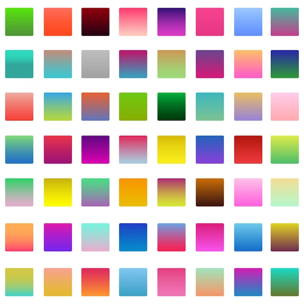Plik wektorowy miękkie pastelowe gradienty wzmacniacze jasny żywy zestaw gradientów wektor kolorów tła