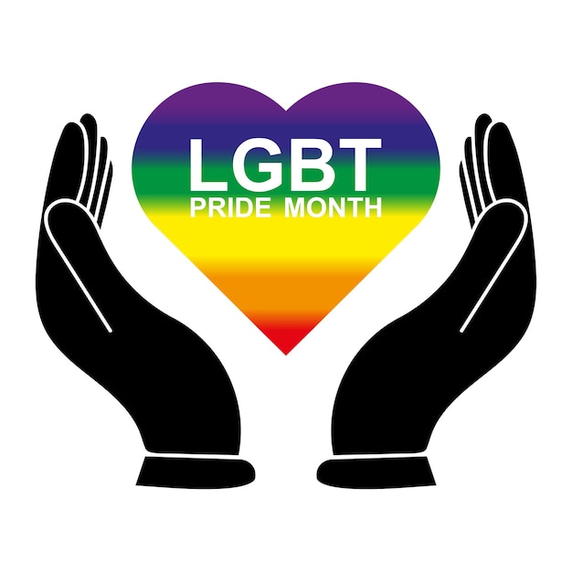 Miesiąc Dumy Lgbt W Czerwcu Lesbijka Wesoły Biseksualna Osoba Transpłciowa Celebrowana Doroczna Flaga Lgbt Koncepcja Miłości Tęczy Prawa Człowieka I Tolerancja Plakat Karty Baner I Tło Ilustracja Wektorowa