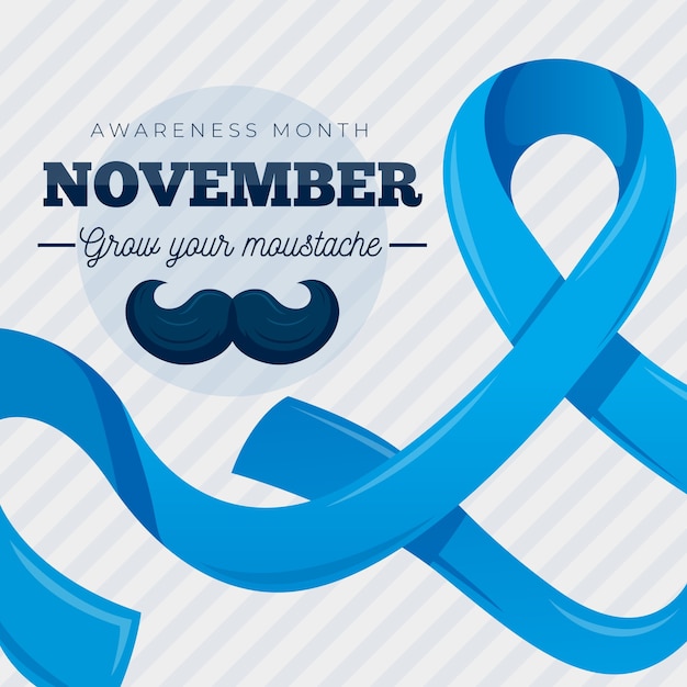 Mieszkanie Movember Zapuść Wąsy