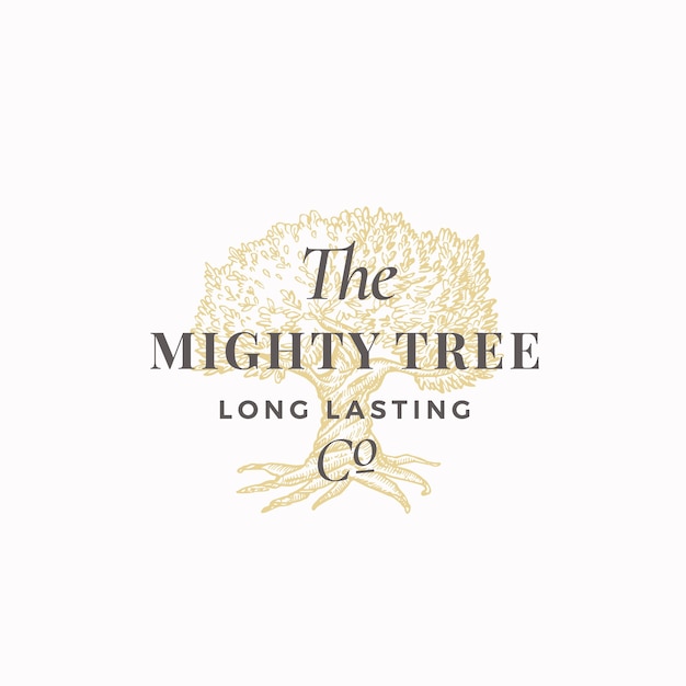 Mighty Tree Long Lasting Company Streszczenie Znak