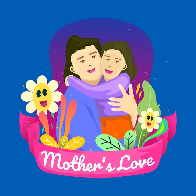 Miłość Matki Na Zawsze Ilustracja