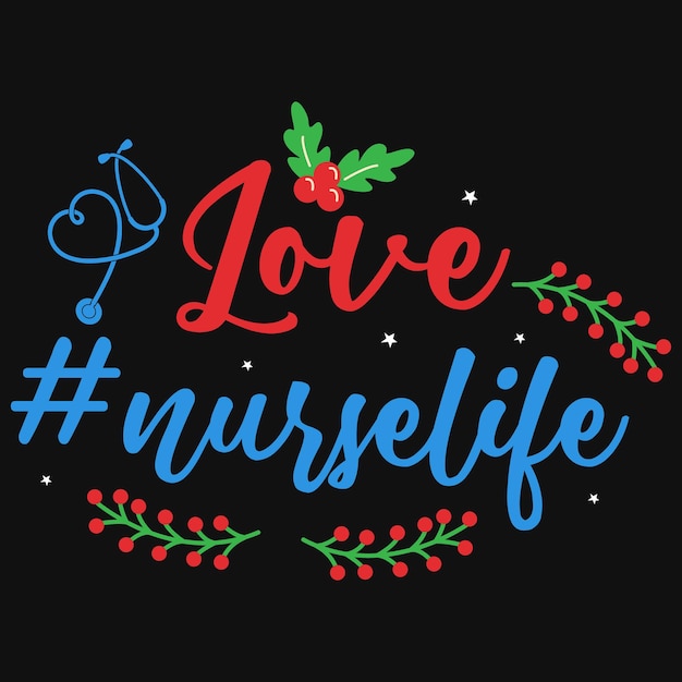 Miłość Projekt Koszulki świątecznej Nurselife