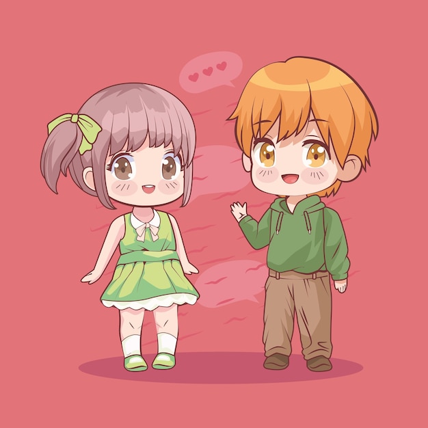 Miłośnicy małych dzieci para anime