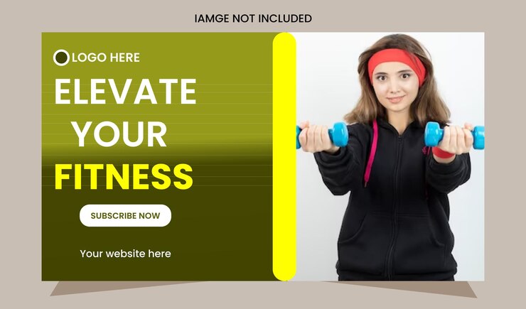 Wektor miniaturka you tube fitness