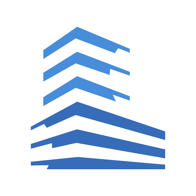 Plik wektorowy minimalistyczne logo nowoczesnej konstrukcji budowlanej