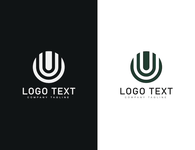 Minimalistyczne logo oparte na tekście