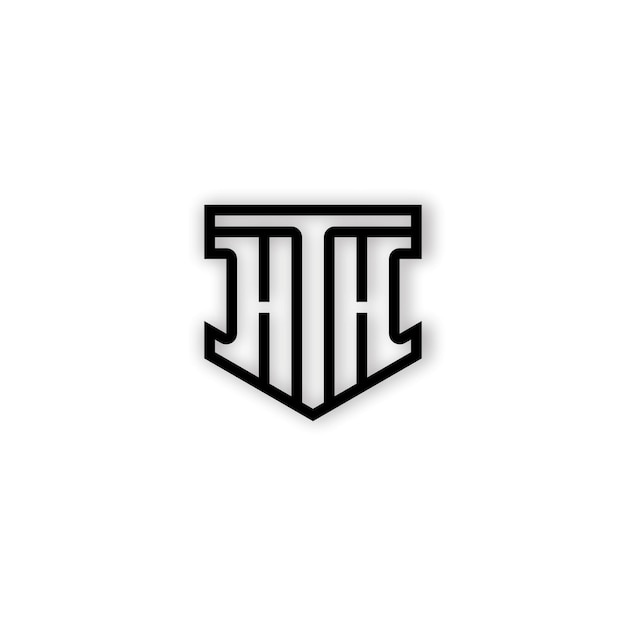 Minimalistyczne Logo Z Liter T I H