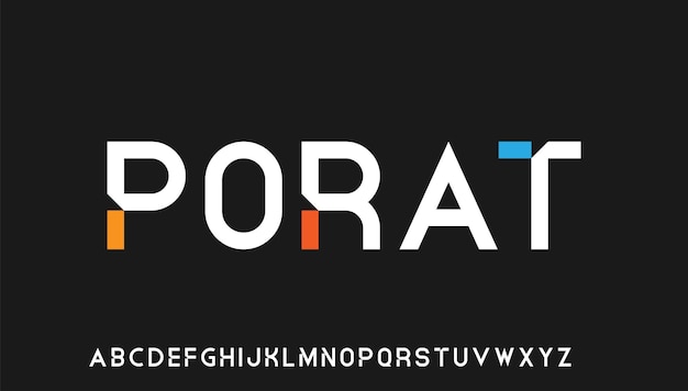 Minimalistyczny Krój Typografii Logo Projekt Logo