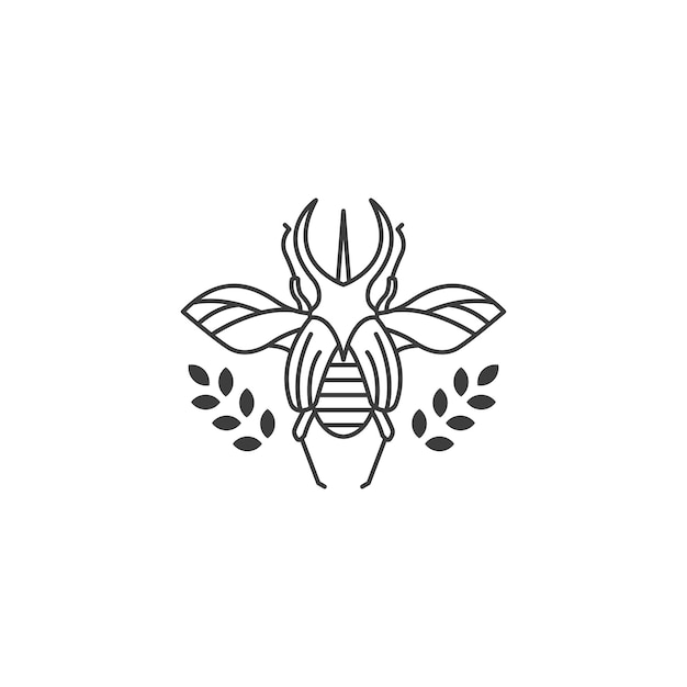 Minimalistyczny Projekt Logo Beetle