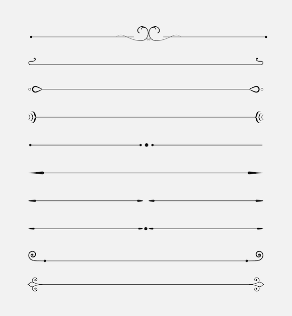 minimalistyczny rozdzielacz linii