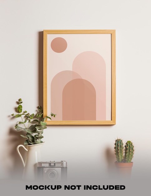 Minimalna ramka ścienna