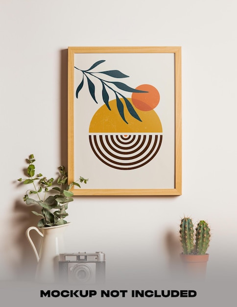 minimalna ramka ścienna