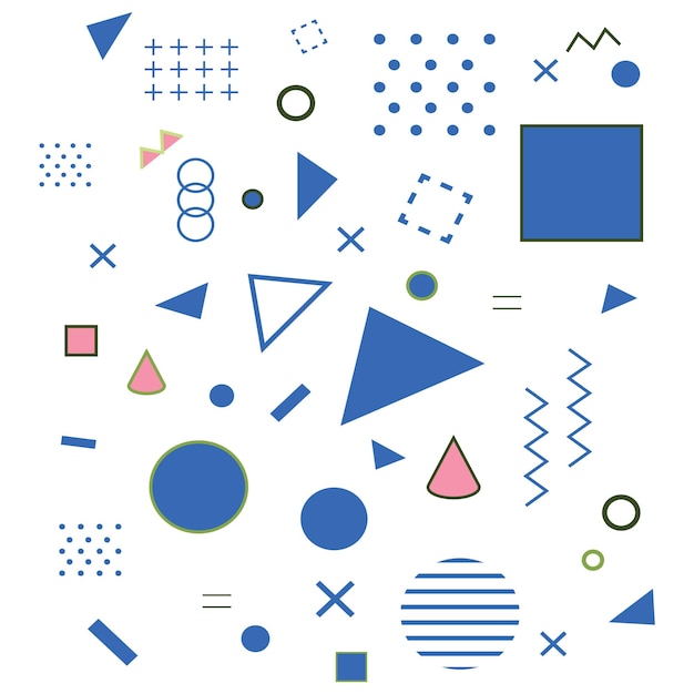 Minimalne kształty gwiazd Zestaw minimalnych ikon w kolorach Elementy projektu inspirowane Bauhausem Futuristic co