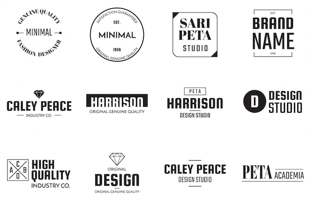 Minimalne logo na baner, plakat, ulotka