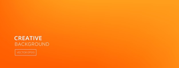 Minimalne pomarańczowe tło gradientowe abstrakcyjne banner