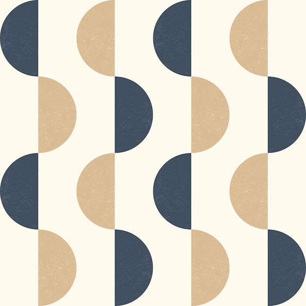 Minimalny artystyczny geometryczny wzór półokręgów i tekstura tła